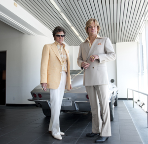 behind the candelabra
